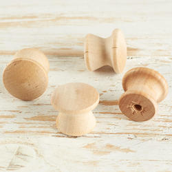 Unfinished Wood Knobs