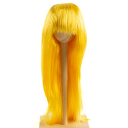 Monique Synthetic Mohair Yellow Faith Doll Wig