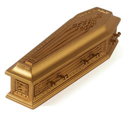 Miniature Gold Coffin