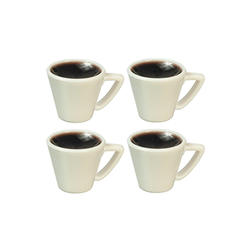 Set of Dollhouse Miniature Espresso Coffee Cups