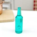 Dollhouse Miniature Green Beer Bottle