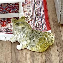Dollhouse Miniature Laying Dog