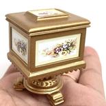 Dollhouse Miniature 18th Century Portable Tea Caddy