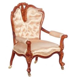 Dollhouse Miniature American Victorian Armchair