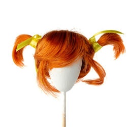 Monique Synthetic Mohair Carrot Red Honor Doll Wig