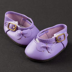 Monique Purple Side Ribbon Mary Jane Doll Shoes