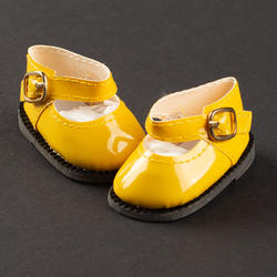 Monique Dark Yellow Lovely Patent Mary Jane Doll Shoes