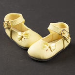 Monique Yellow Side Ribbon Mary Jane Doll Shoes