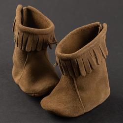 Monique Brown Moccasin Doll Boots