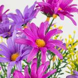 Artificial Purple and Lavender Daisy Bush
