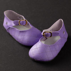 Monique Purple Fancy Splendid Ankle Strap Doll Shoes