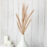 Gold Artificial Feather Pine Spray