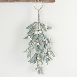 Holiday Artificial Frosted Teardrop Hanger