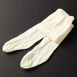 Monique Plain Cream Doll Stockings