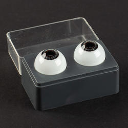 24mm Grey Glastic Realistic Acrylic Doll Eyes