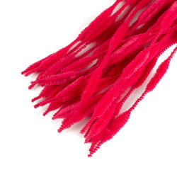 Hot Pink Bumpy Pipe Cleaners