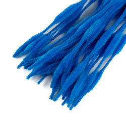 Blue Bumpy Pipe Cleaners