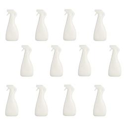 Dollhouse Miniature White Unlabeled Trigger Spray Bottles