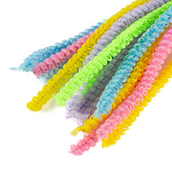 Assorted Pastel Mini Loopy Chenille Stems