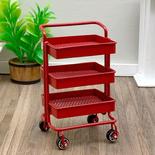 Dollhouse Miniature Red Utility Cart