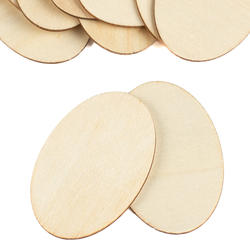 Unfinished Wood Oval Cutouts
