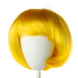 Monique Synthetic Mohair Yellow Bubbles Doll Wig