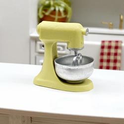 Dollhouse Miniature Yellow Countertop Mixer