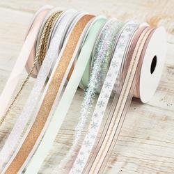 White, Gold and Silver Value Holiday Ribbon Pack