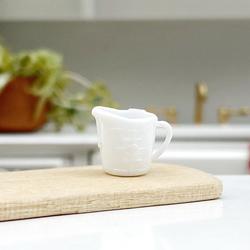 Dollhouse Miniature White Measuring Cup