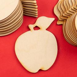 Unfinished Wood Apple Cutouts