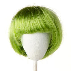 Monique Synthetic Mohair Lime Green Bubbles Doll Wig
