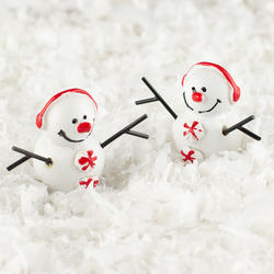 Miniature Christmas Holiday Snowmen