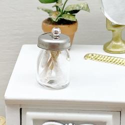 Miniature Cotton Swabs In Jar