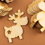 Unfinished Wood Reindeer Cutouts