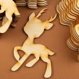 Unfinished Wood Baby Reindeer Cutouts