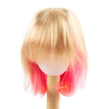 Monique Synthetic Mohair Golden Blonde and Pink JoJo Doll Wig