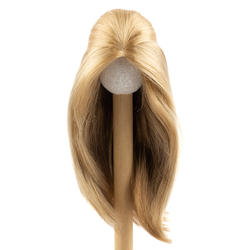 Monique Synthetic Mohair Gold Blonde with Brown London Doll Wig
