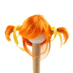 Monique Synthetic Mohair Orange Honor Doll Wig