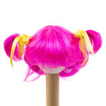 Monique Synthetic Mohair Hot Pink Honor Doll Wig