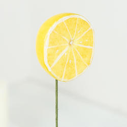Artificial Cut Lemon Pick