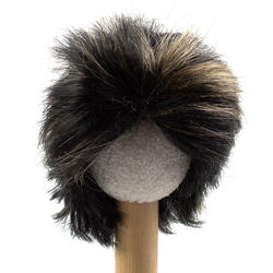Monique Synthetic Mohair Black and Blonde Frankie Doll Wig