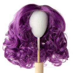 Monique Synthetic Mohair Purple Ginger Doll Wig
