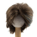 Monique Synthetic Mohair Brown Black and Blue Frankie Doll Wig