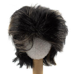 Monique Synthetic Mohair Black with Blonde Frankie Doll Wig