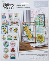 Plaid Gallery Glass Floral Pattern Pack