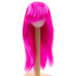 Monique Synthetic Mohair Hot Pink Faith Doll Wig