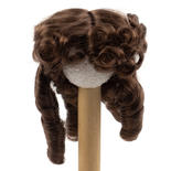 Monique Synthetic Mohair Brown Black Breanna Doll Wig