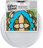Set of Plaid Gallery Glass Beveled Oval Blank Surfaces