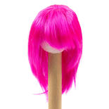 Monique Synthetic Mohair Hot Pink JoJo Doll Wig