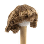 Monique Synthetic Mohair Ginger Brown Julie Doll Wig